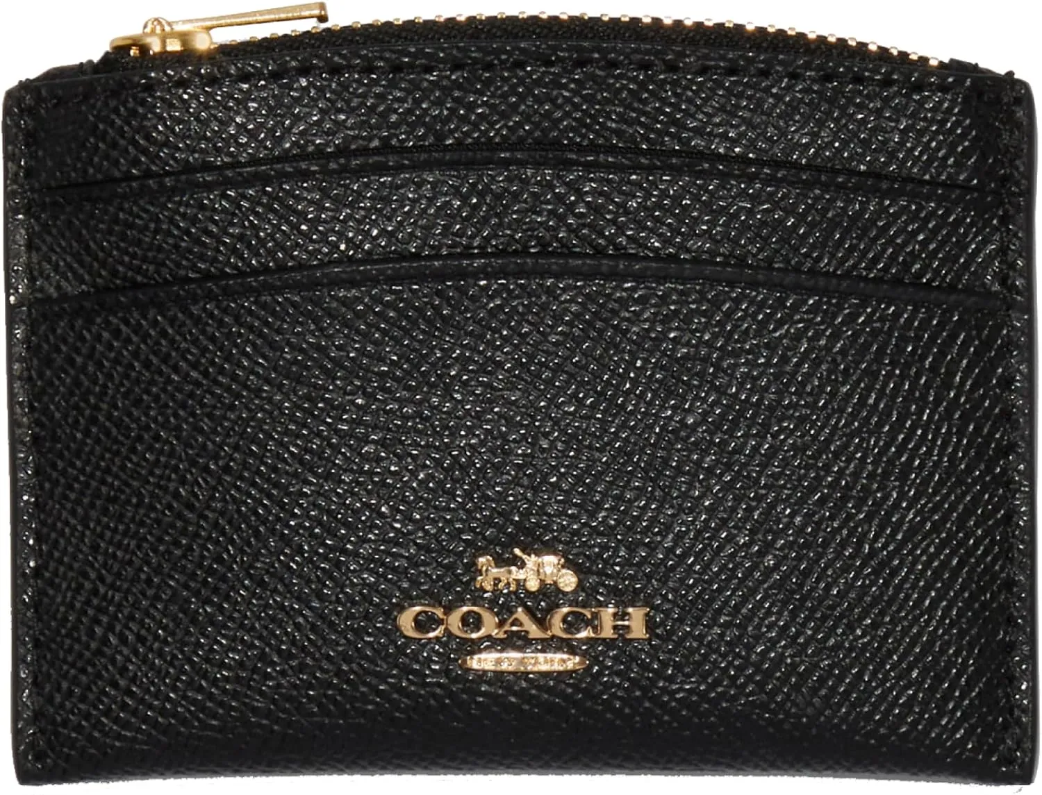 Coach Crossgrain Leather Shaped Card Case