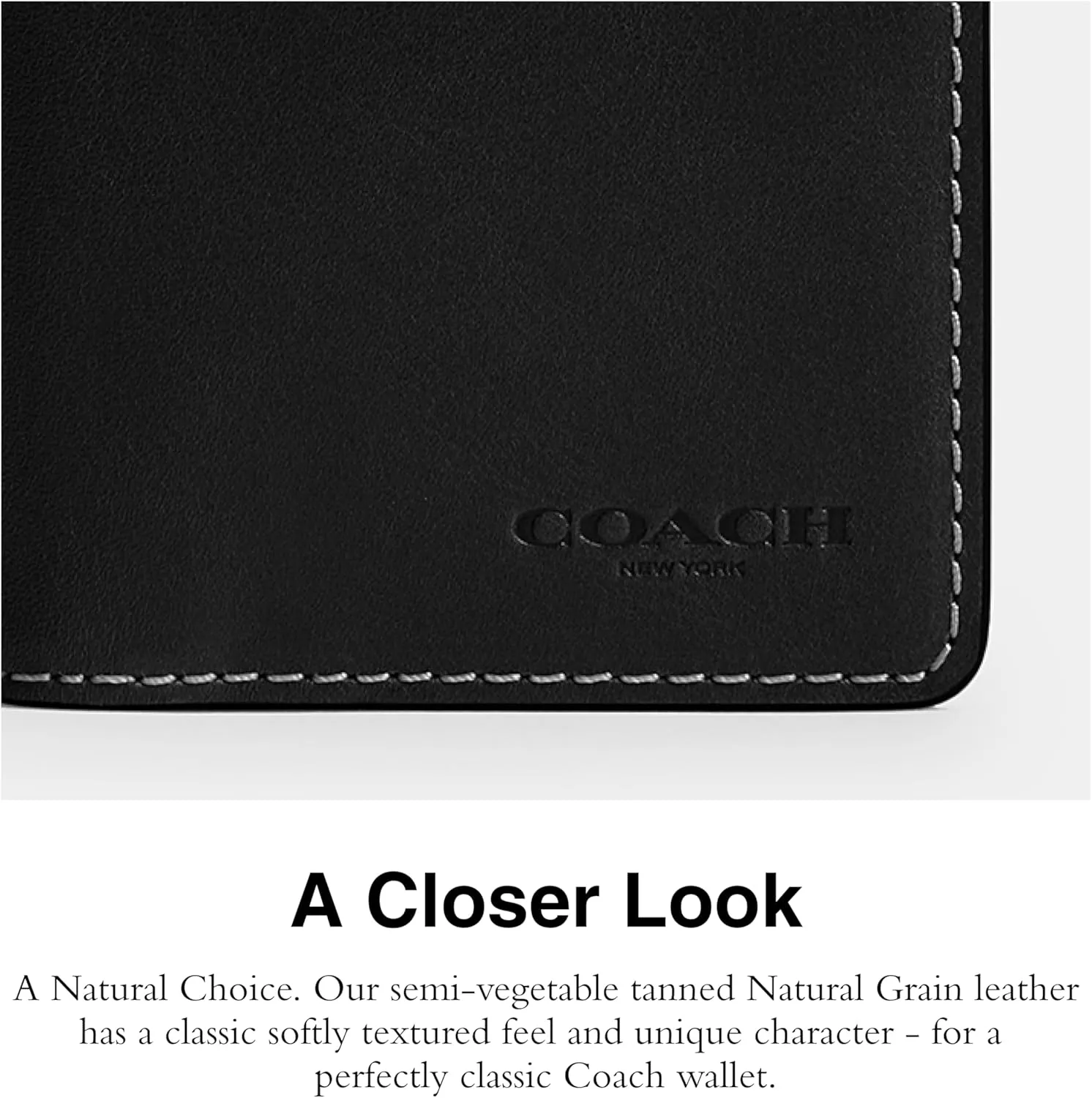 COACH Men's Card Wallet Billfold