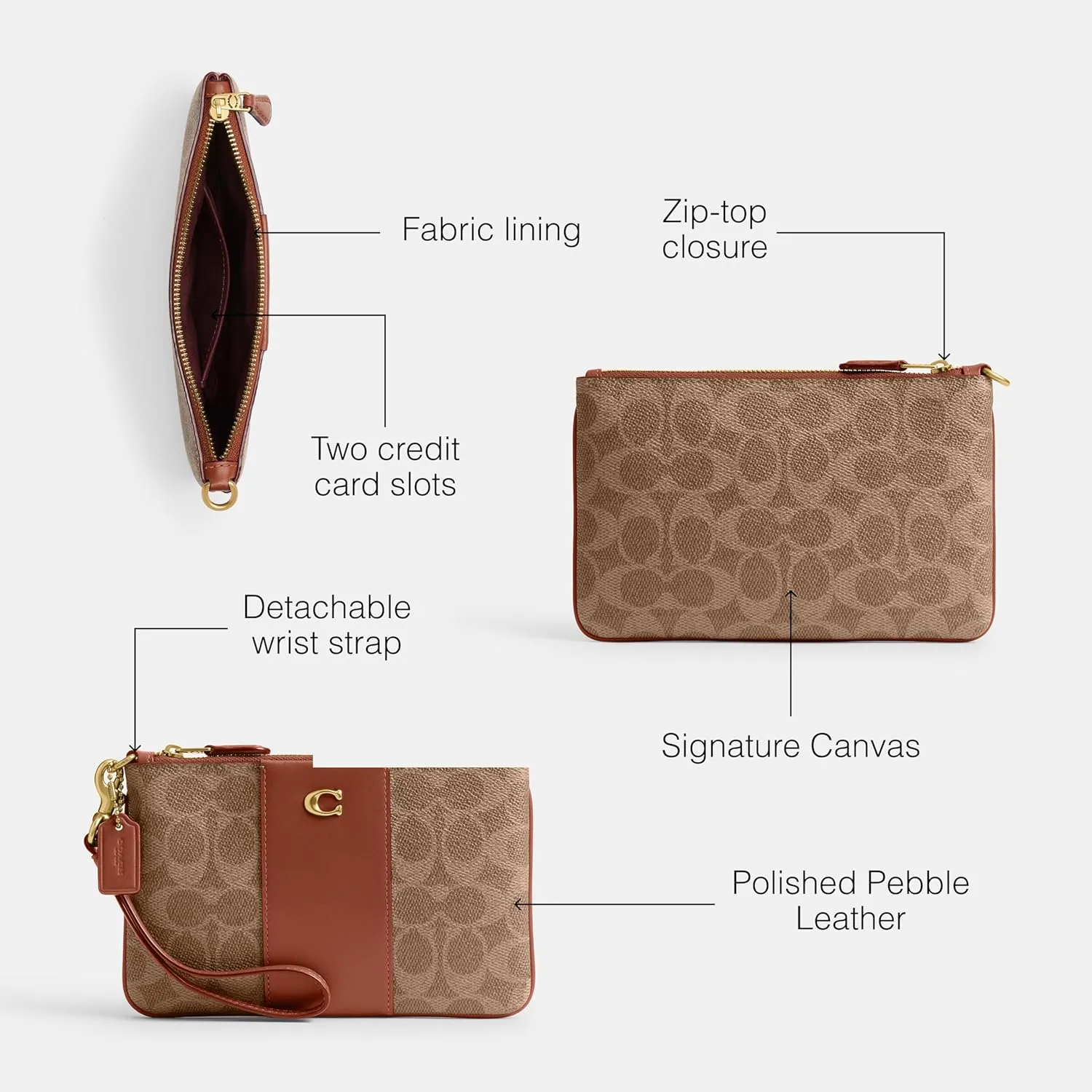 Coach Small Wristlet