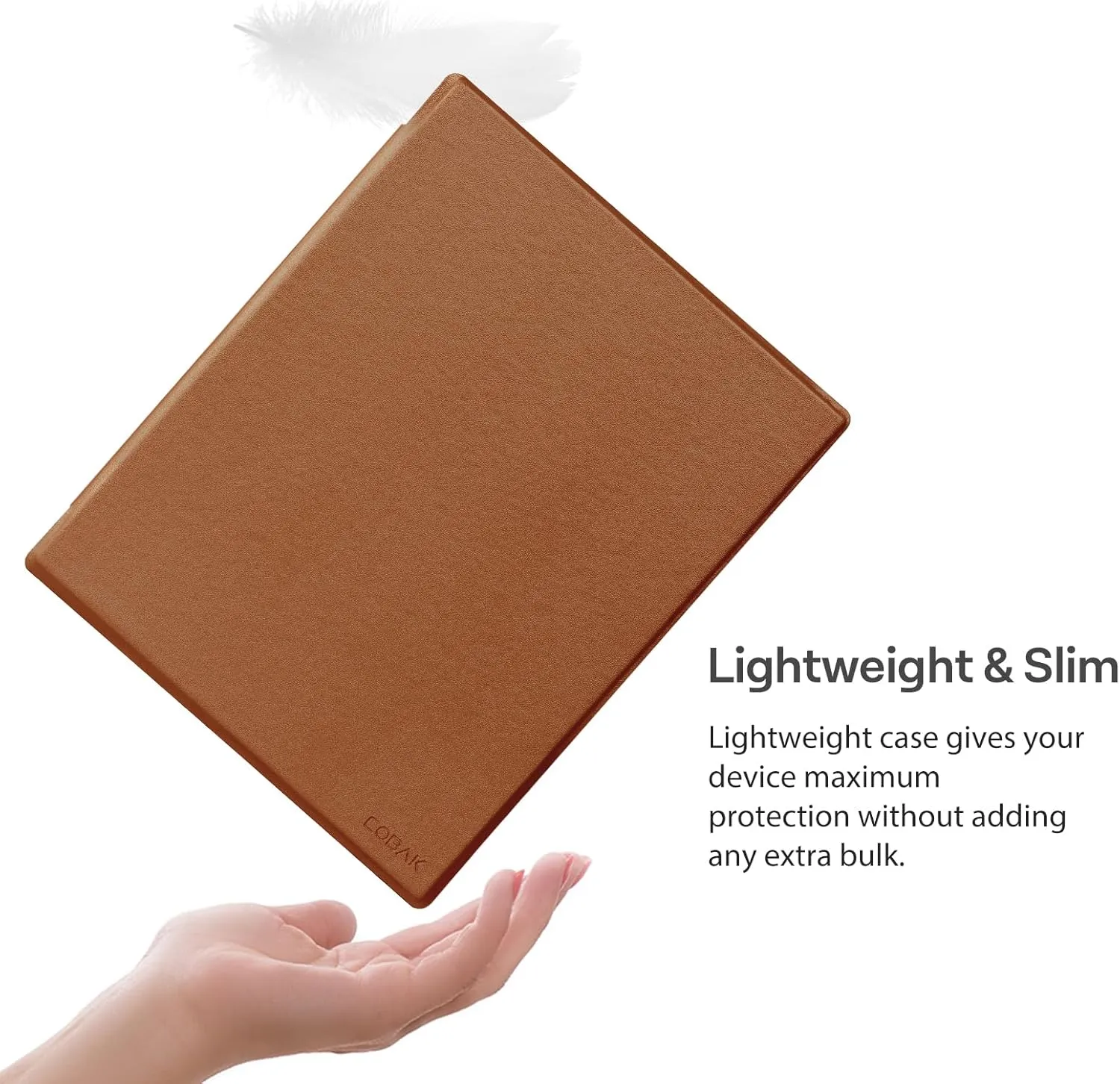 CoBak Case for Remarkable 2 Tablet - Lightweight and Hard Back Shell Protective Book Folio Cover with Built-in Pen Holder - Only for 10.3" 2020 Released (Earth Tone)