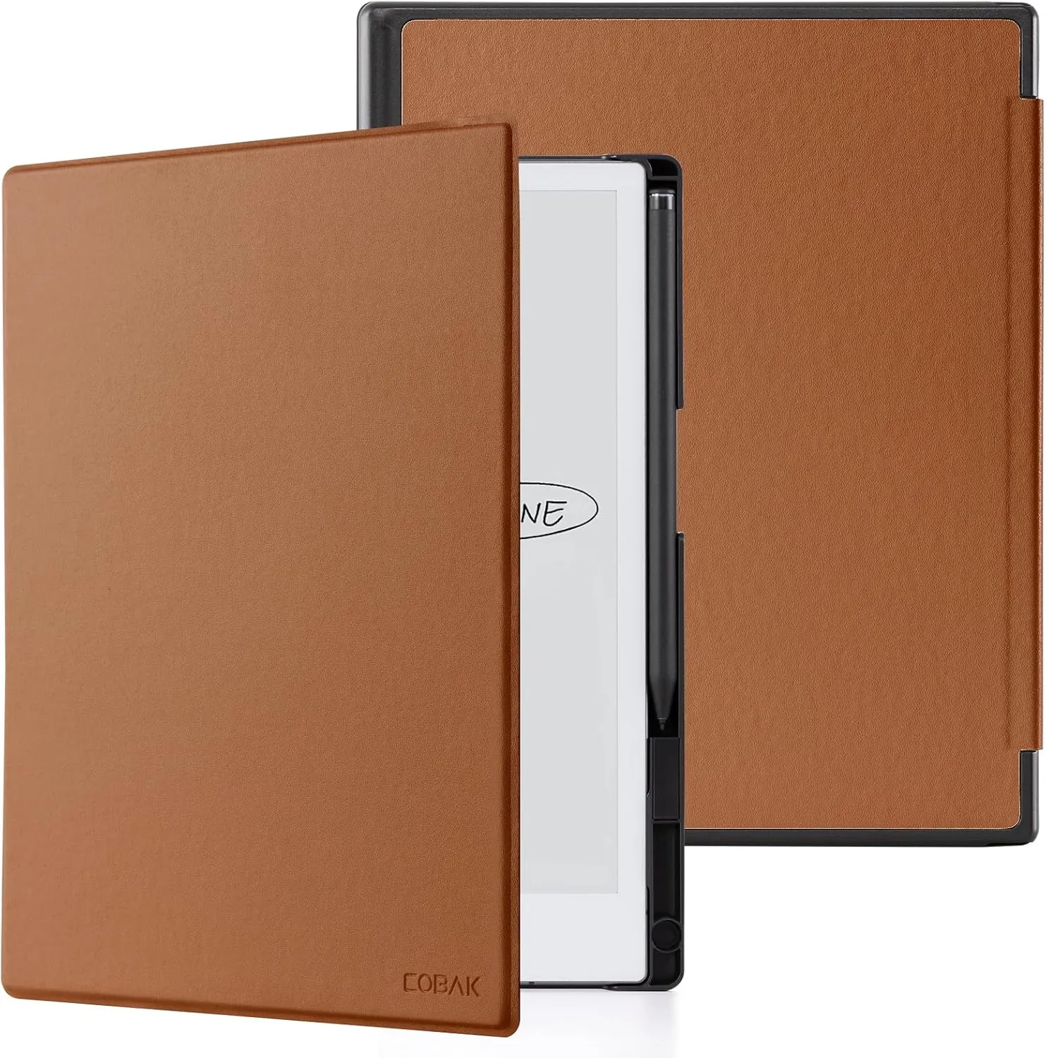 CoBak Case for Remarkable 2 Tablet - Lightweight and Hard Back Shell Protective Book Folio Cover with Built-in Pen Holder - Only for 10.3" 2020 Released (Earth Tone)
