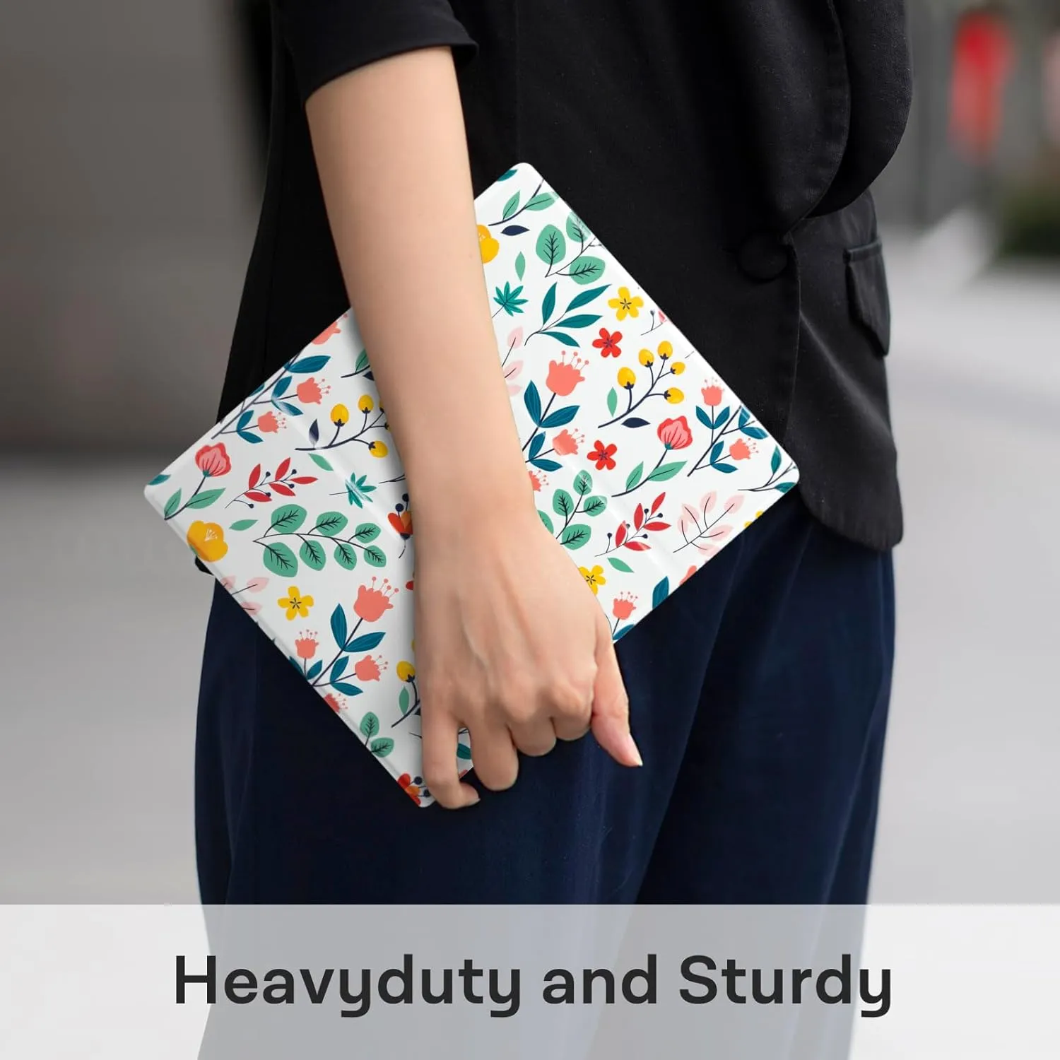 CoBak Case for Remarkable 2 -with Pen Holder and Multi-Angle Foldable Stand Feature -A Remarkable 2 Case with Pen Holder for the Remarkable 2 Paper Tablet - Classic-Floral