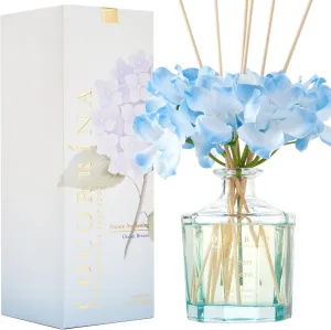 COCORRÍNA Reed Diffuser - Ocean Breeze 8.5oz Flower Reed Diffuser Set with 8 Sticks, Home Fragrance Reed Diffuser for Home Bedroom Office Bathroom Shelf Decor (Master Collection)