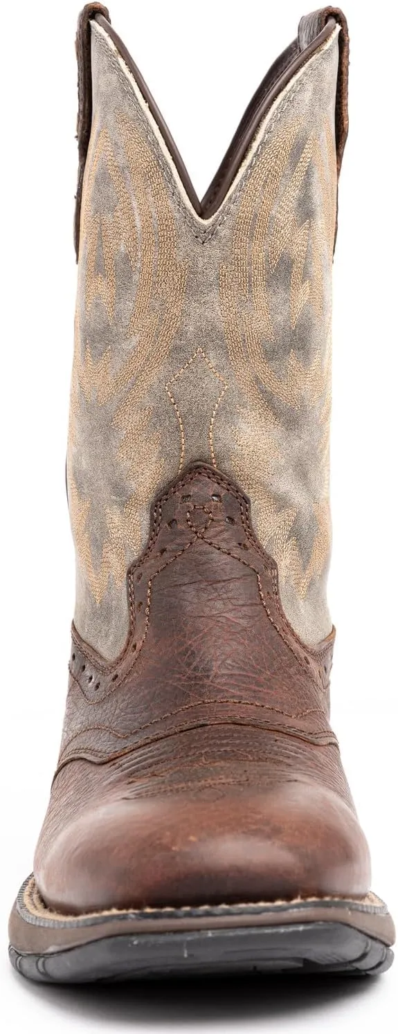 Cody James Men's Tyche Western Boot Wide Square Toe Brown