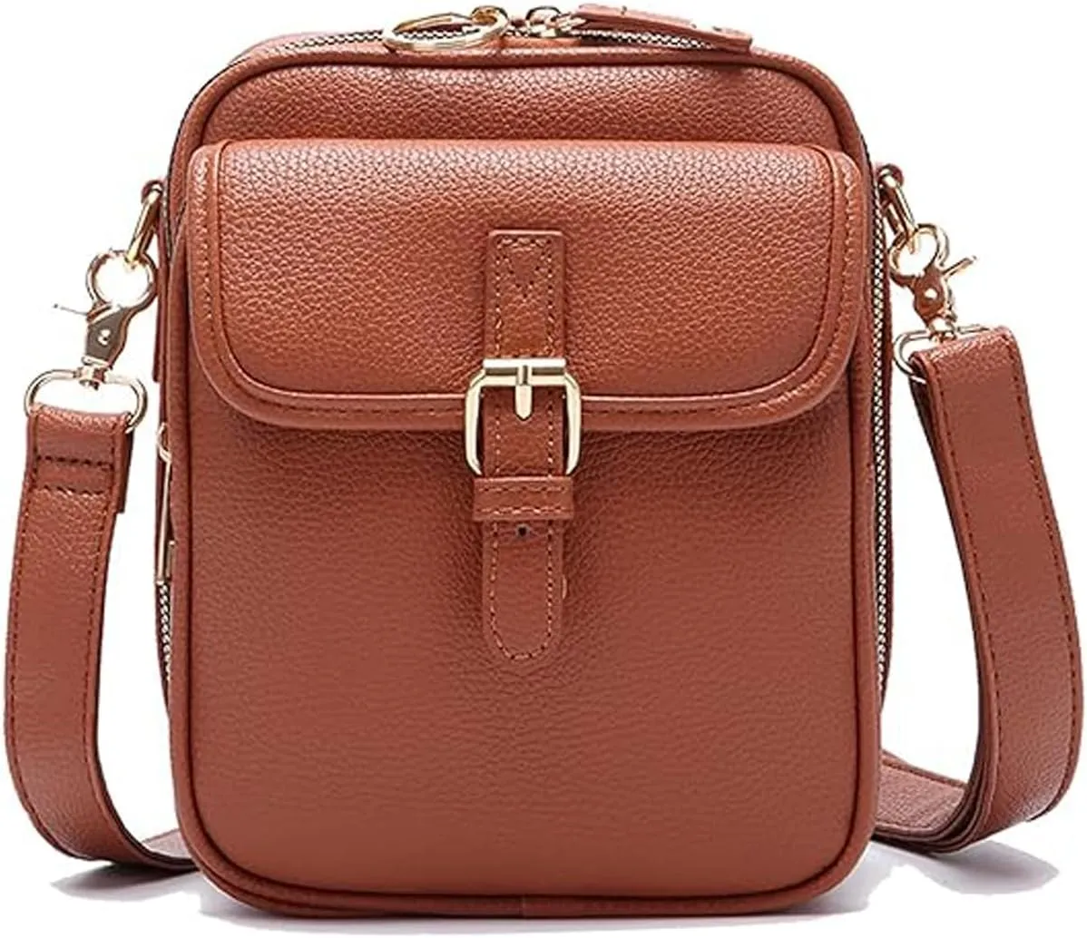 Collaborate Crossbody Leather Bag,Collaboraten1 Urvashi Cross Body Leather Bag Travel Woman Men Vintage Shoulder