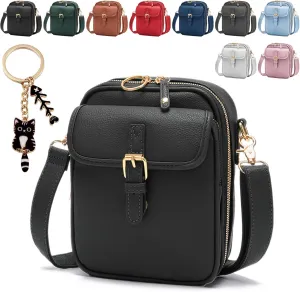 Collaboraten1 Crossbody Leather Bag, 2025 Upscale Urvashi Crossbody Leather Bag, Crossbodys Purse with Built in Wallet
