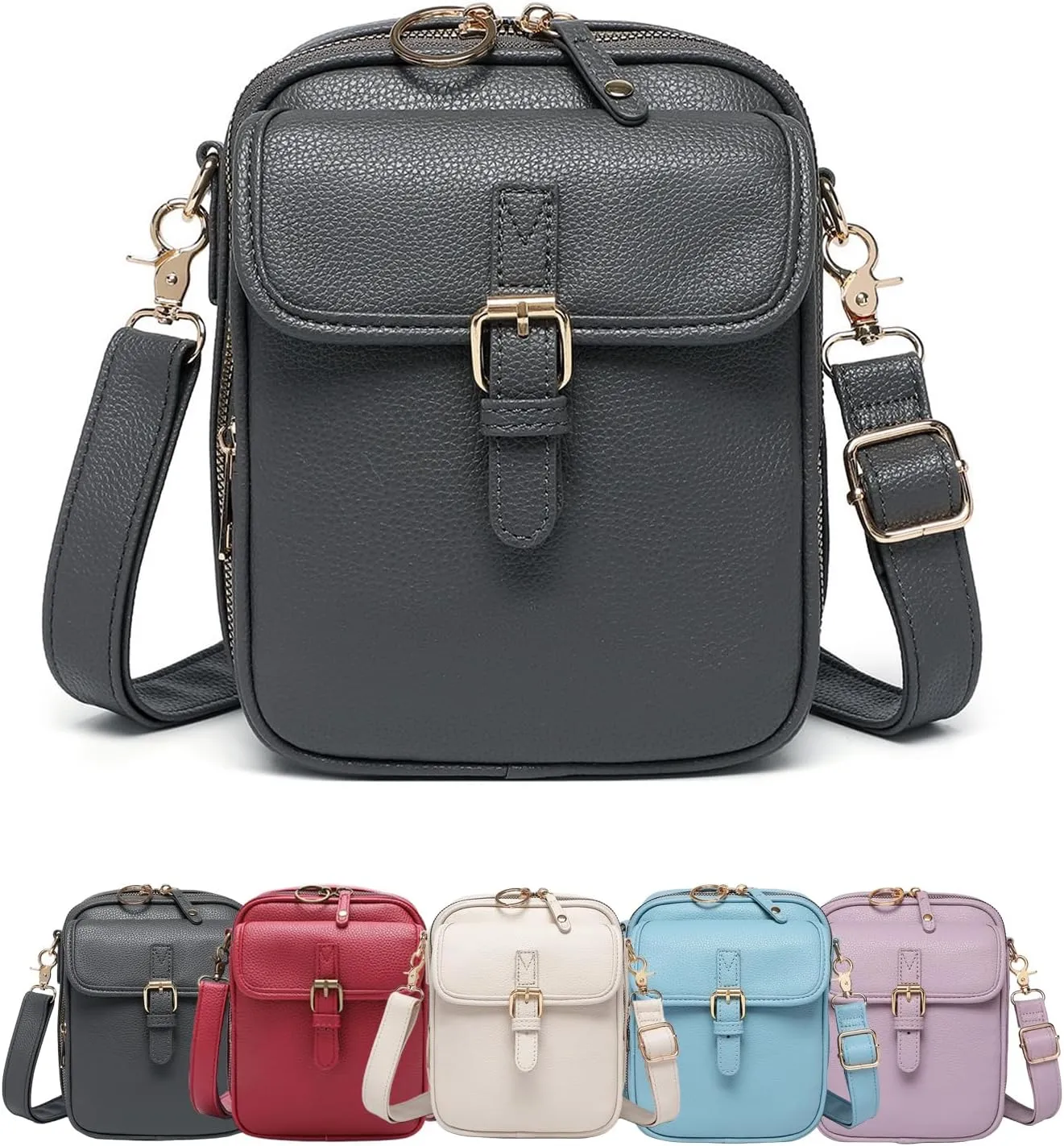 Collaboraten1 Crossbody Leather Bag Portable Urvashi Crossbody Leather Bag Tojoyride Anti Theft Shoulder Bags