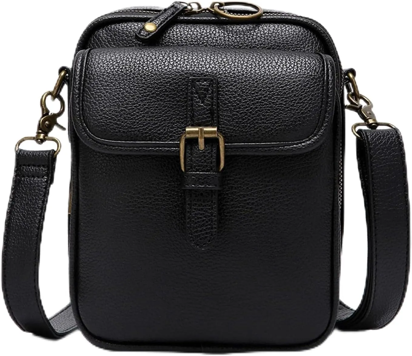 Collaboraten1 Crossbody Leather Bag,Large Capacity,Vintage Messenger Bag,Women's Anti-Theft Vintage Shoulder Messenger Bag