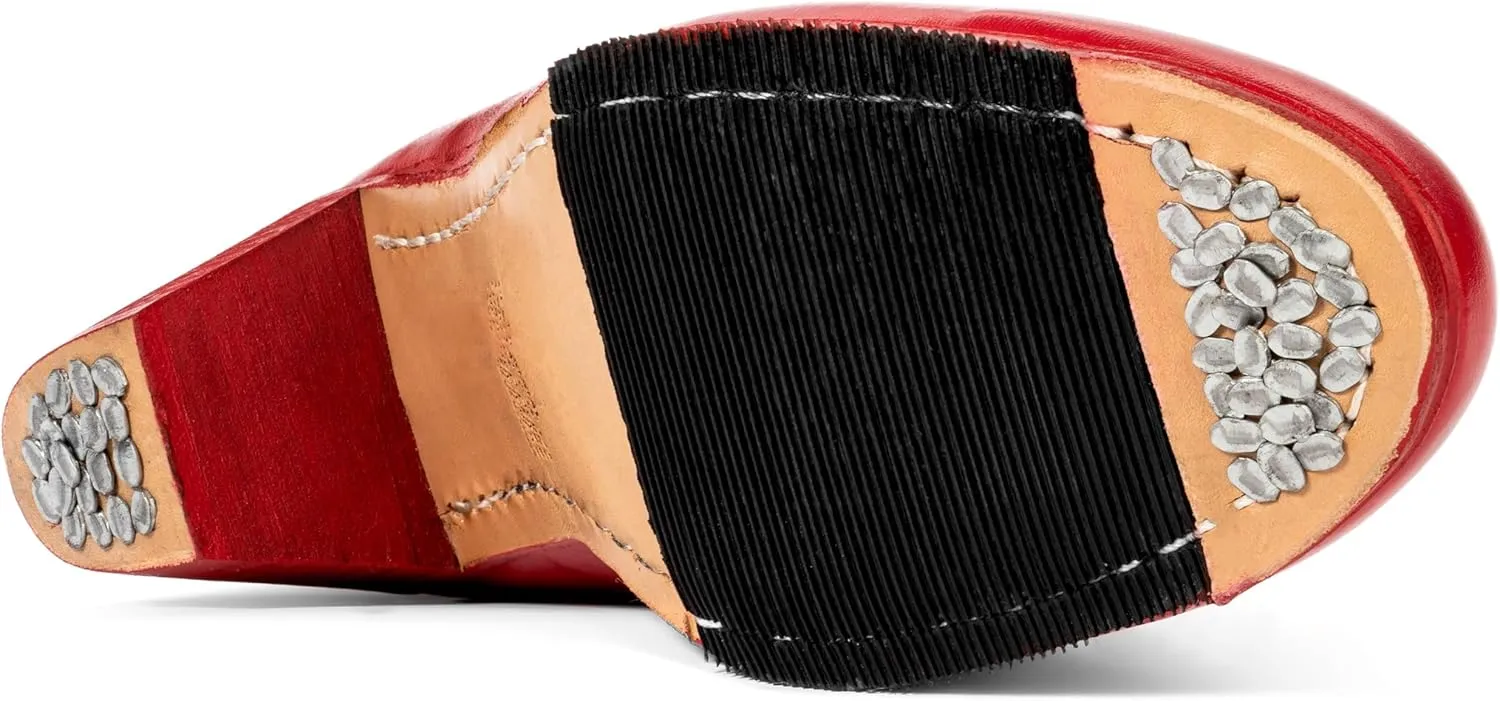 Colonial 225 Women's Folklorico Flamenco Dance Shoes with Nails, Leather, 6cm Heel
