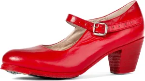 Colonial 225 Women's Folklorico Flamenco Dance Shoes with Nails, Leather, 6cm Heel