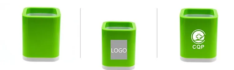 Coloured Square Pen Holder