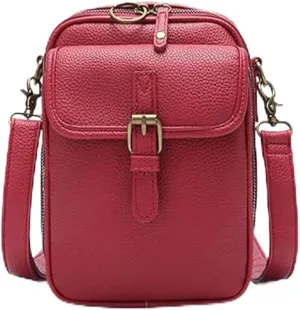 Comebybuy Vintage Large Capacity Messenger Bag, Upgrade Capacity Mini Messenger Bag,Vintage Messenger Bag with Card Slots