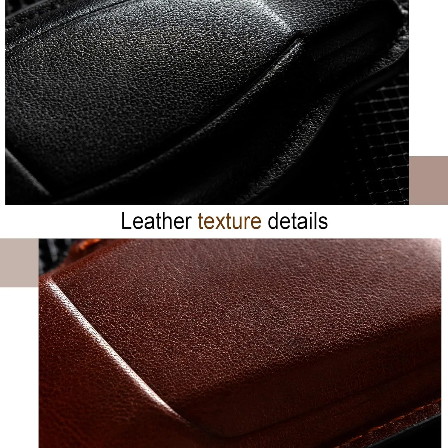 Compatible with Toyota Key fob Cover Leather Toyota Keychain Holder case Protector Avalon Camry TRD Corolla Highlander Prius Prime RAV4 Prime CHR Accessories
