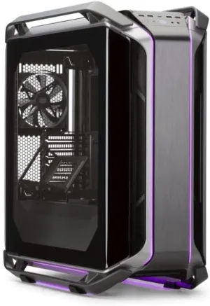 Cooler Master Cosmos C700M E-ATX Full-Tower, Curved Tempered Glass Panel, Riser Cable, Flexible Interior Layout, Diverse Liquid Cooling, Type-C, Customizable ARGB (MCC-C700M-MG5N-S00)