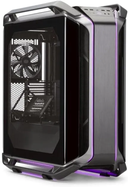 Cooler Master Cosmos C700M E-ATX Full-Tower, Curved Tempered Glass Panel, Riser Cable, Flexible Interior Layout, Diverse Liquid Cooling, Type-C, Customizable ARGB (MCC-C700M-MG5N-S00)