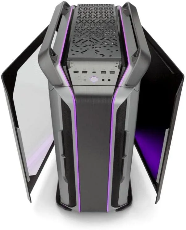 Cooler Master Cosmos C700M E-ATX Full-Tower, Curved Tempered Glass Panel, Riser Cable, Flexible Interior Layout, Diverse Liquid Cooling, Type-C, Customizable ARGB (MCC-C700M-MG5N-S00)