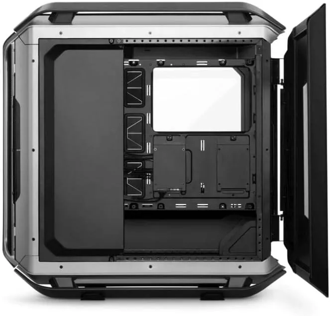 Cooler Master Cosmos C700M E-ATX Full-Tower, Curved Tempered Glass Panel, Riser Cable, Flexible Interior Layout, Diverse Liquid Cooling, Type-C, Customizable ARGB (MCC-C700M-MG5N-S00)