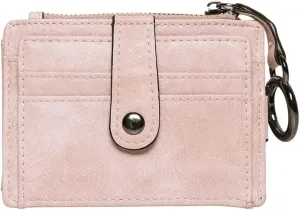 Credit Card Holder Slim Bag Quick Access Pull Tab Portable Mini Stacked Bill Wallet Credential Cover(D)