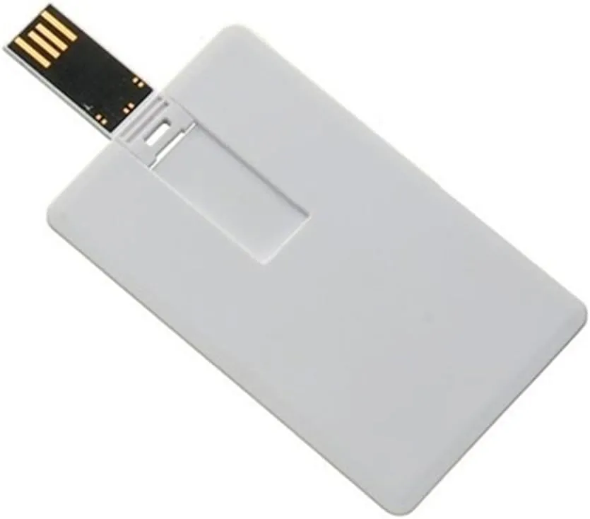 Credit Card USB Flash Drive 512MB 10 Pack Business Card Bank Card Shape Flash Drive Memory Stick Key Credit USB Drive White