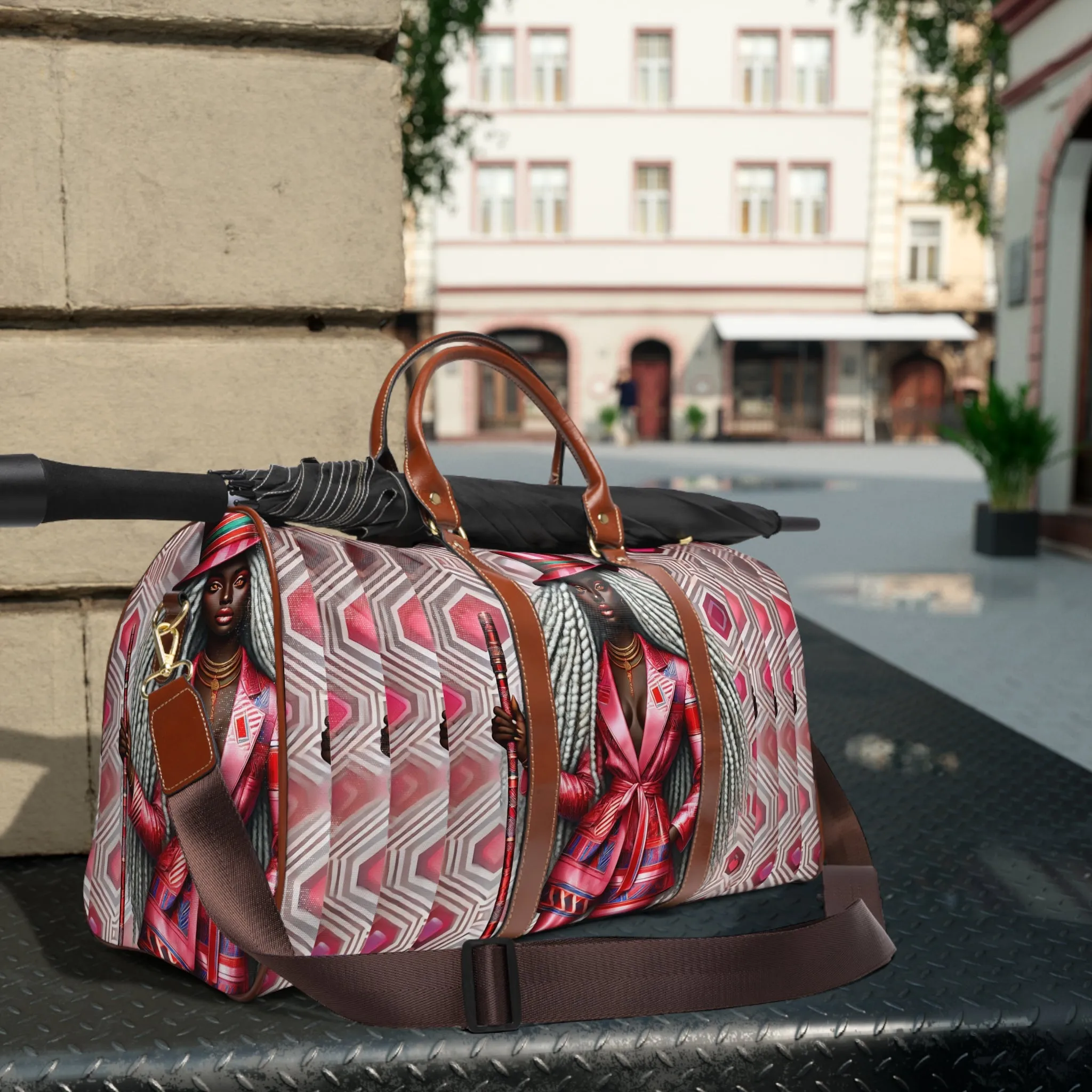 Cultural Elegance Waterproof Travel Bag #CE3