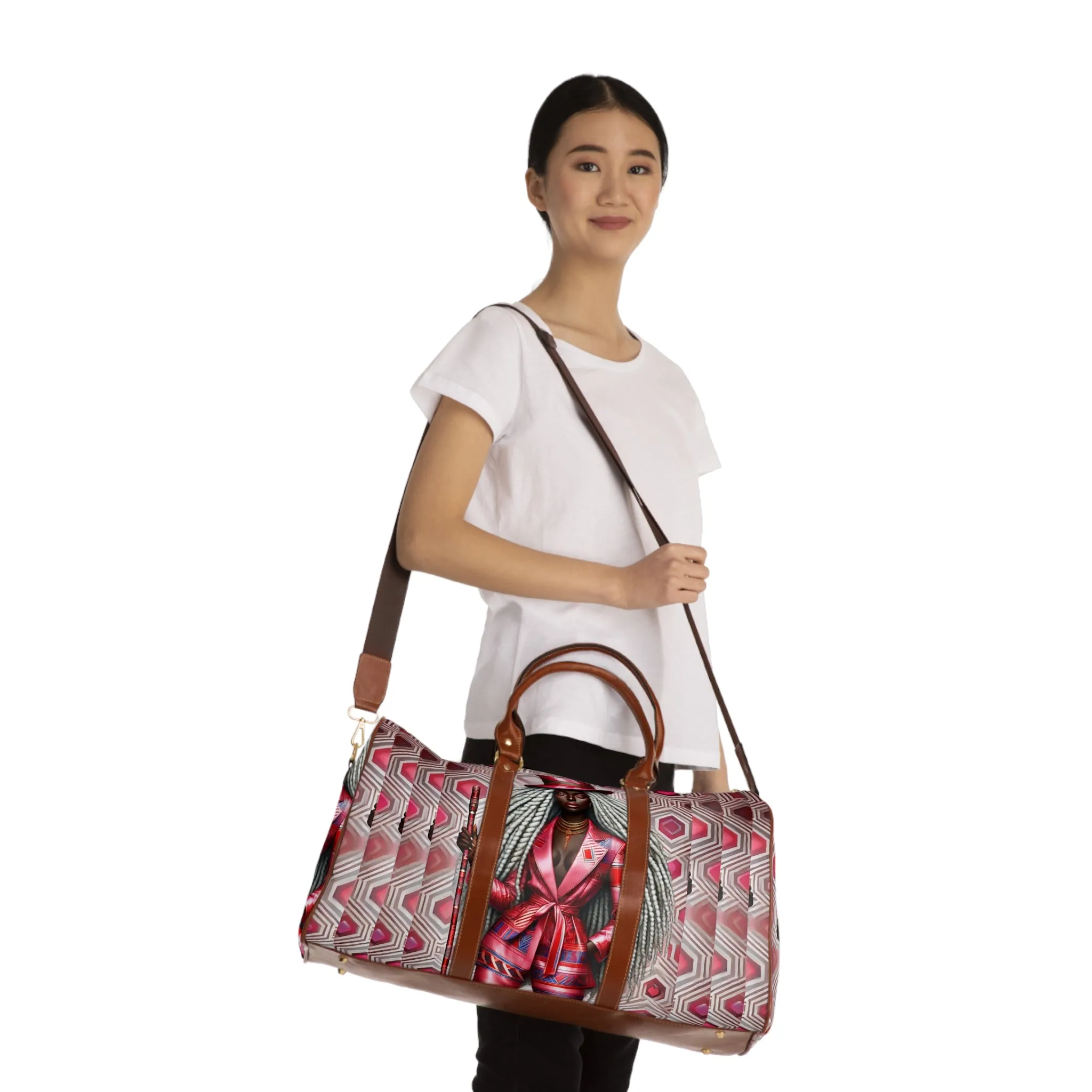 Cultural Elegance Waterproof Travel Bag #CE3