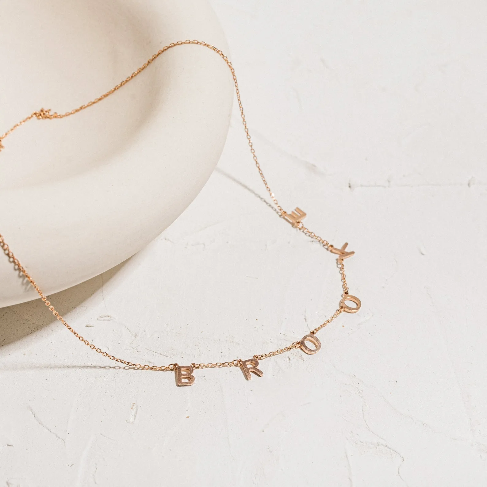 Custom Letters Name Necklace