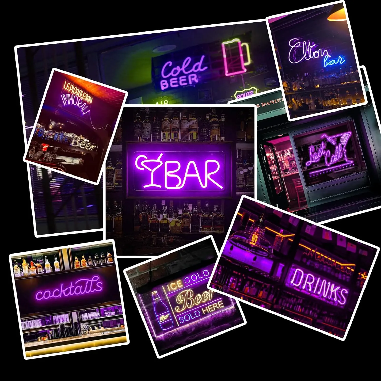 Custom Neon Sign Customizable, Personalized Large Neon Signs for Wall Decor, Led Lights for Bedroom,Customize Neon Name Sign Personalized for Business Bar Shop Logo Party (Purple)