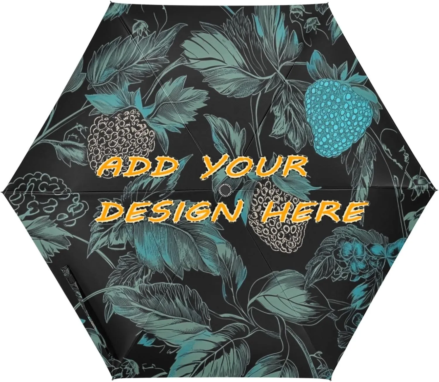 custom UV 50  duty umbrella Blue Black Strawberry for travel and golf portable and lightweight customizable umbrellas for rain compact auto open paraguas para lluvia y viento