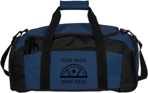 Customizable Baseball Duffel Bag: Gym Duffel Bag