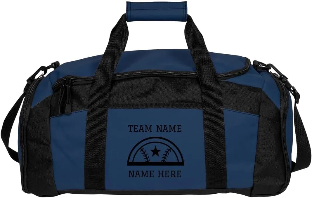 Customizable Baseball Duffel Bag: Gym Duffel Bag