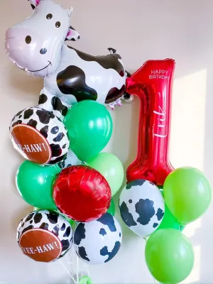 Customizable Cow Farm Set - Small & Fun Decor
