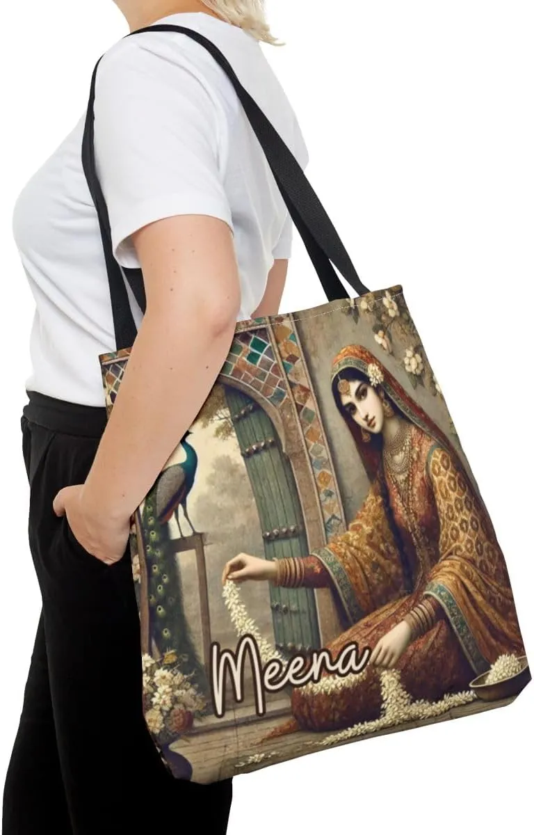 Customizable Tote Bags for Women-Bollywood Lover Tote Bags-Custom Name or Text Print Chai Lover Gift Totes