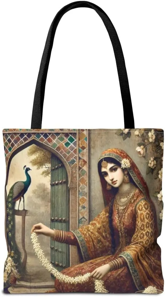 Customizable Tote Bags for Women-Bollywood Lover Tote Bags-Custom Name or Text Print Chai Lover Gift Totes