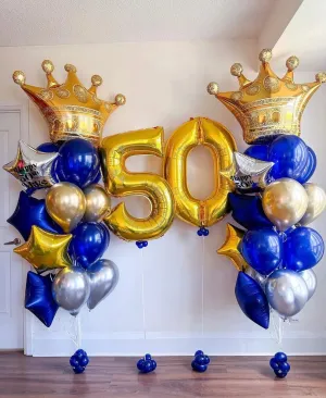 Customizable VIP Bouquet with Crown - Celebrate in Style