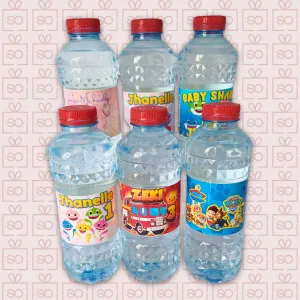 Customizable Water Bottle Label