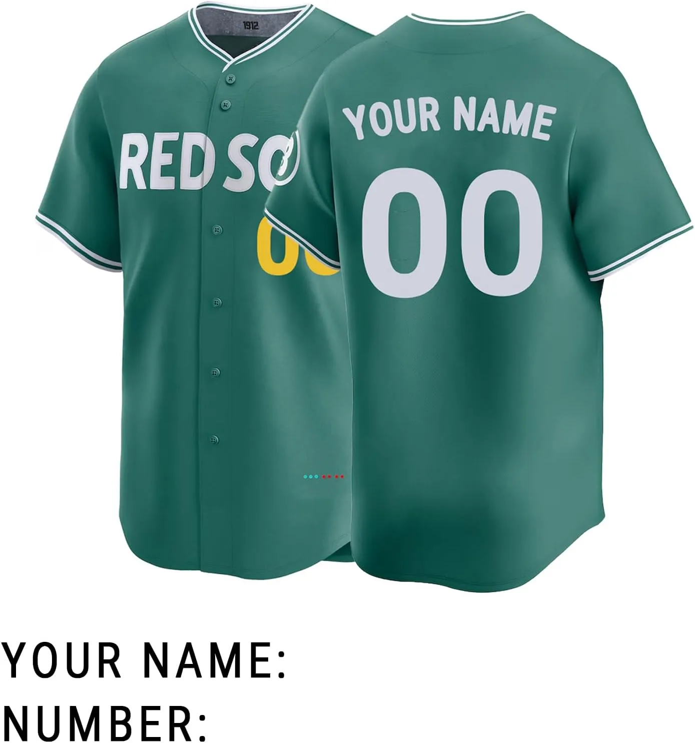 Customized Baseball Jersey with Player Name and Number Personalized Baseball Jersey Perfect for Team Uniforms and Fans