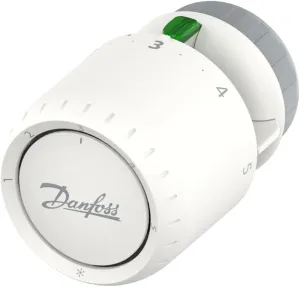 Danfoss Aveo™ 015G4290 Radiator Valve Mounted Thermostatic Operator with Built-In Dial & Sensor for Danfoss RA valves | Gas-filled for Precise Temperature Control
