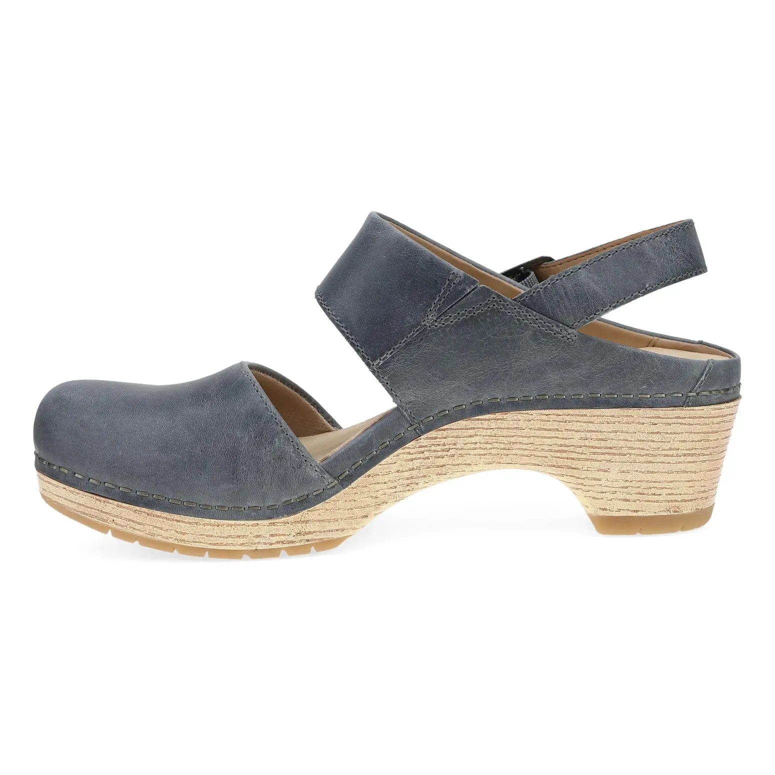Dansko Lucia Clog - Denim Oiled Pull Up