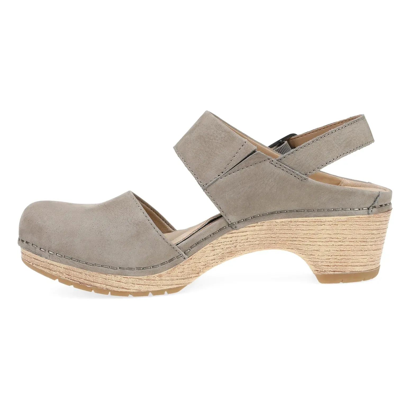 Dansko Lucia Clog - Taupe Milled Nubuck