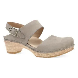 Dansko Lucia Clog - Taupe Milled Nubuck