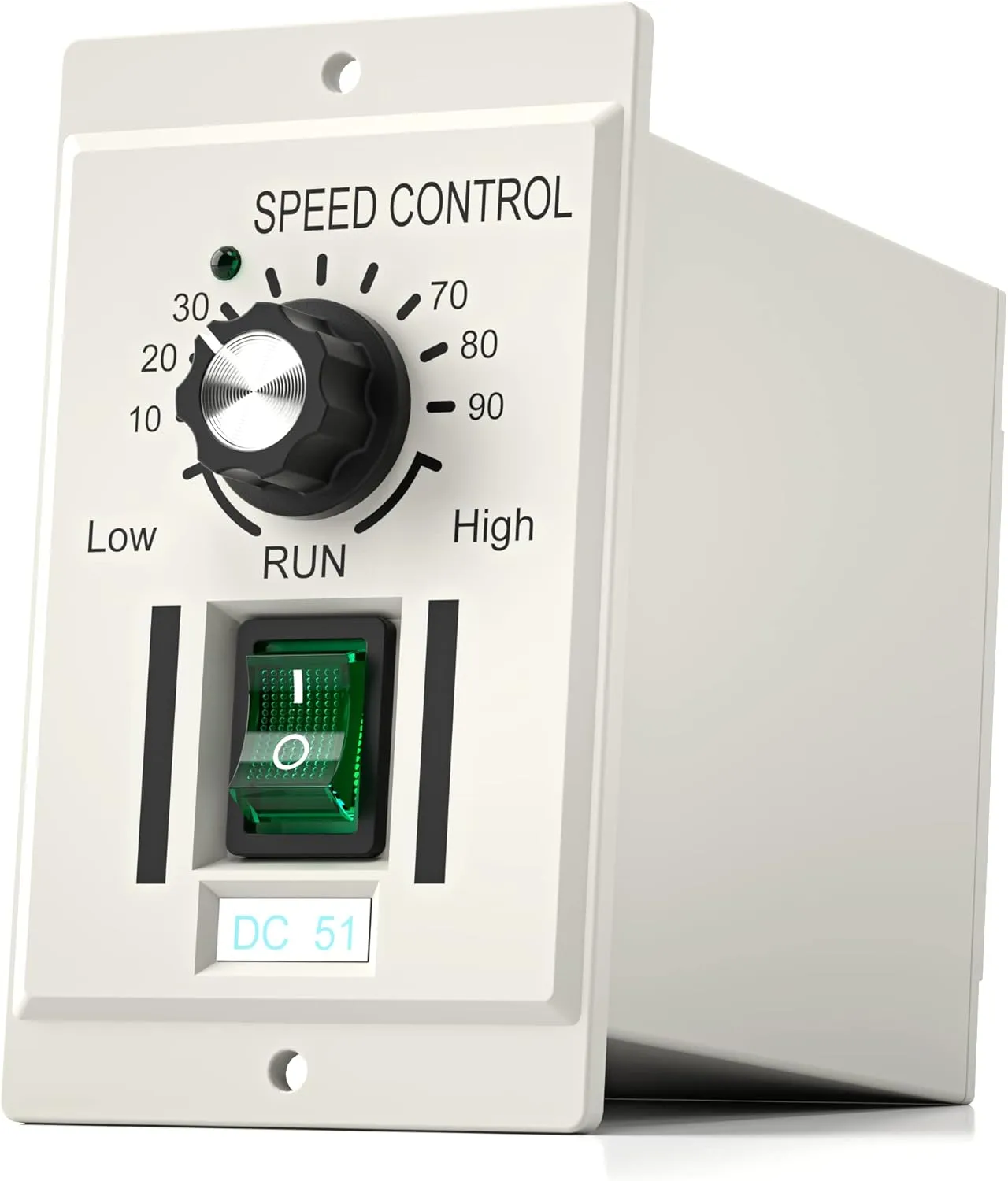 DC Motor Speed Controller AC 110V Input 0-90V Output Knob Adjustable Electric Regulator for Permanent Magnet Motor 400W DC-51