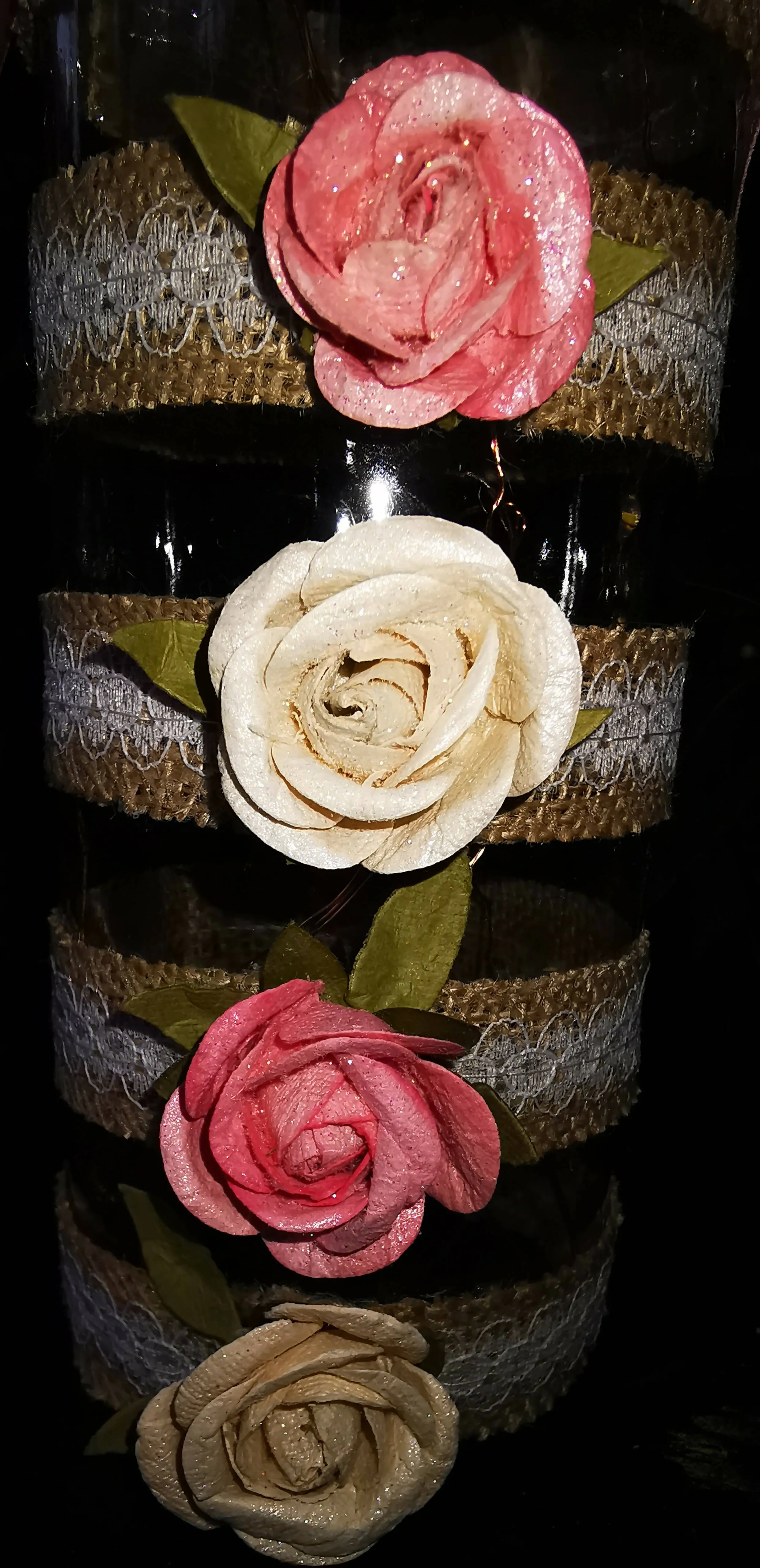 Decorative Bottle and tealight holders