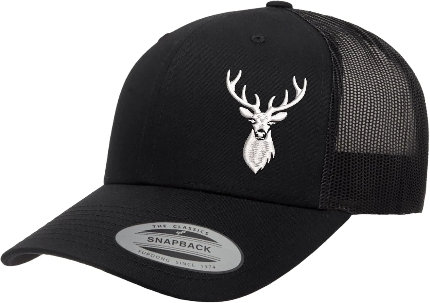 Deer Country Hats for Men & Women | AAA Quality Embroidered Deer Hunting Hat for Men & Women | Mesh Trucker hat