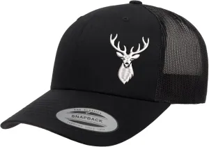Deer Country Hats for Men & Women | AAA Quality Embroidered Deer Hunting Hat for Men & Women | Mesh Trucker hat