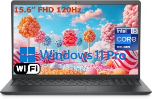 Dell 15.6" 3530 Laptop Computer for Home & Business Student, Intel 10-Core i5-1334U (Beat i7-1250U), 32GB DDR4 RAM, 1TB PCIe SSD, 120Hz FHD, WiFi, Bluetooth, RJ45, Carbon Black, Windows 11 Pro