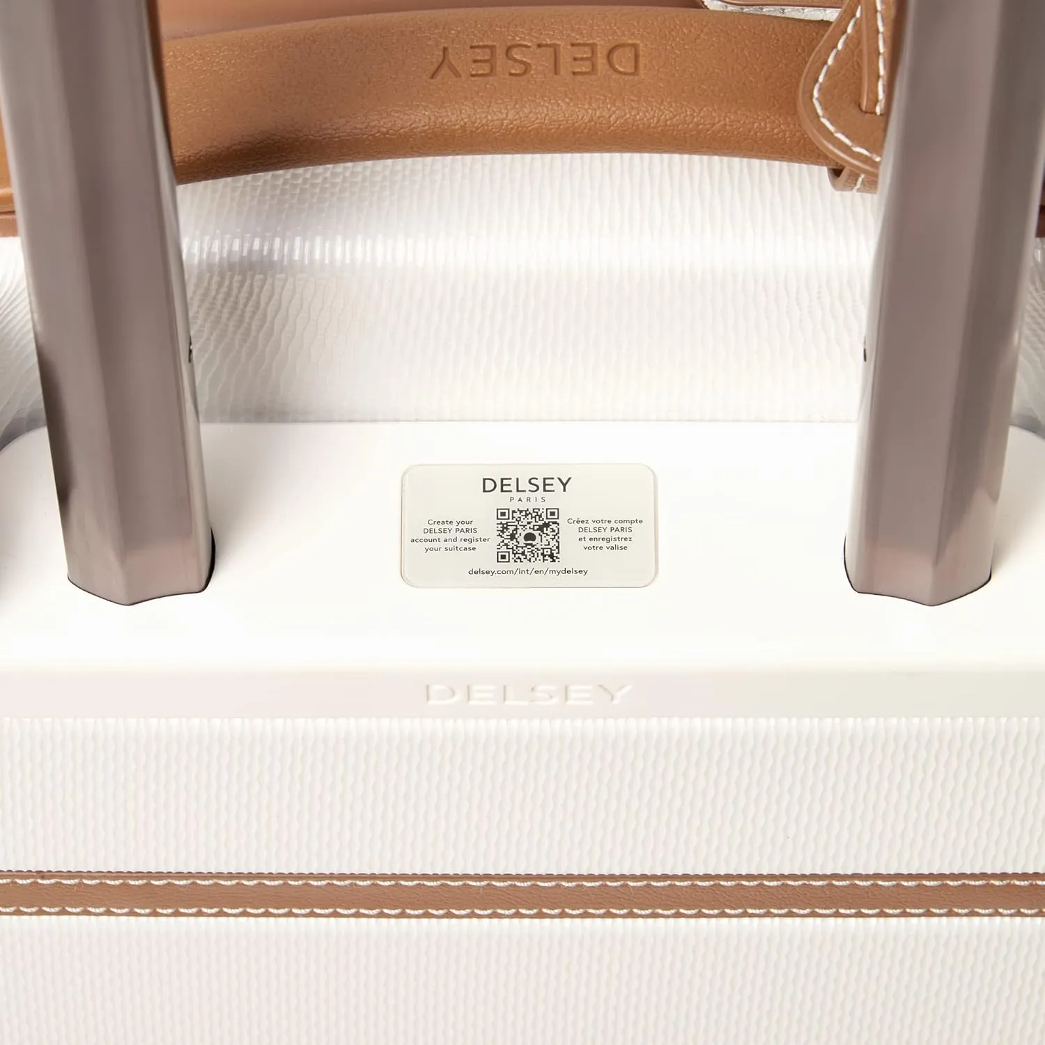 DELSEY PARIS Chatelet Air 2.0 Hardside Luggage with Spinner Wheels, Angora, 2 Piece Set, (20/28)