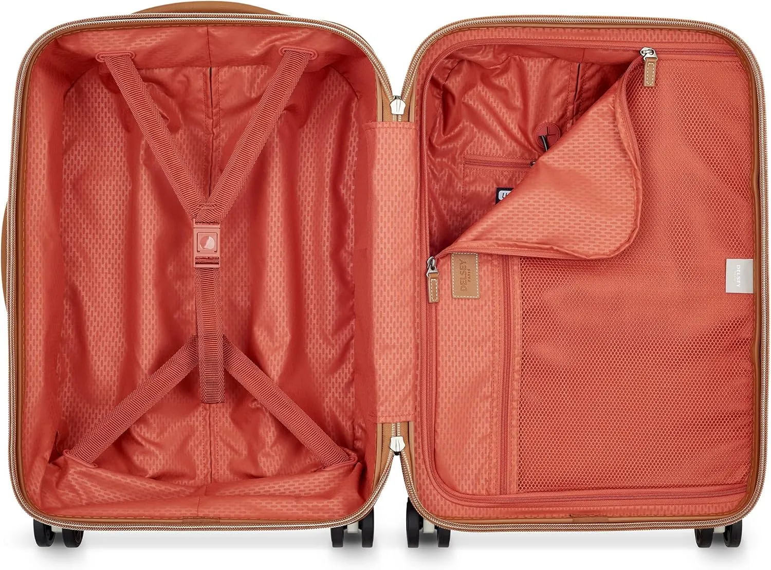 DELSEY PARIS Chatelet Air 2.0 Hardside Luggage with Spinner Wheels, Angora, 2 Piece Set, (20/28)