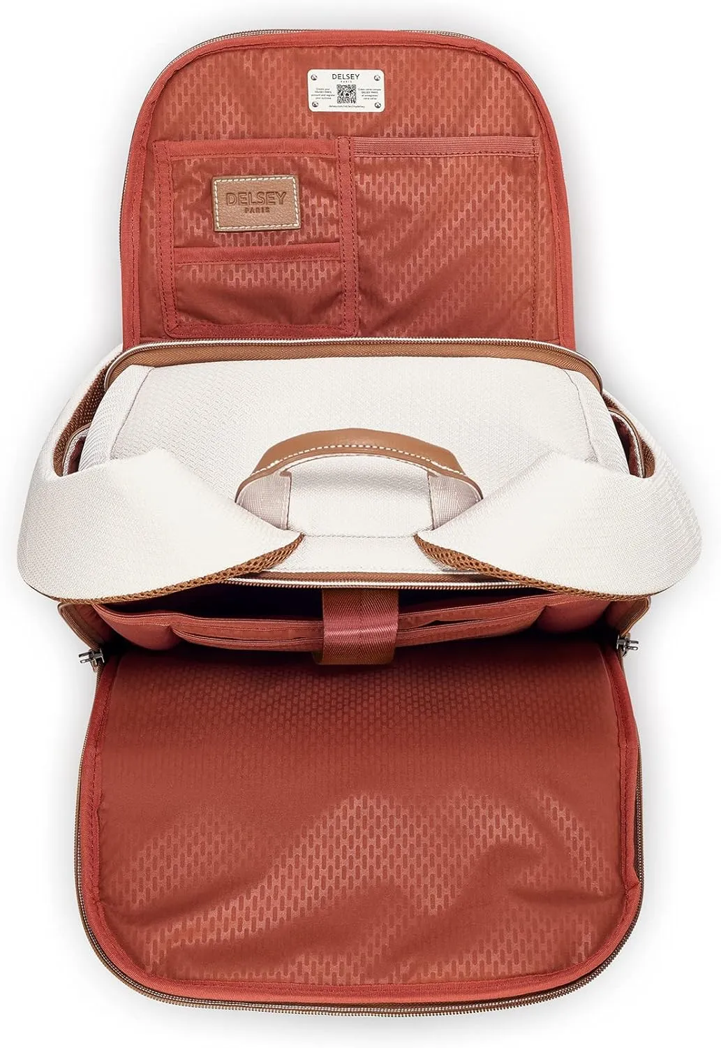 DELSEY PARIS Chatelet Air 2.0 Hardside Luggage with Spinner Wheels, Angora, 2 Piece Set, (20/Backpack)