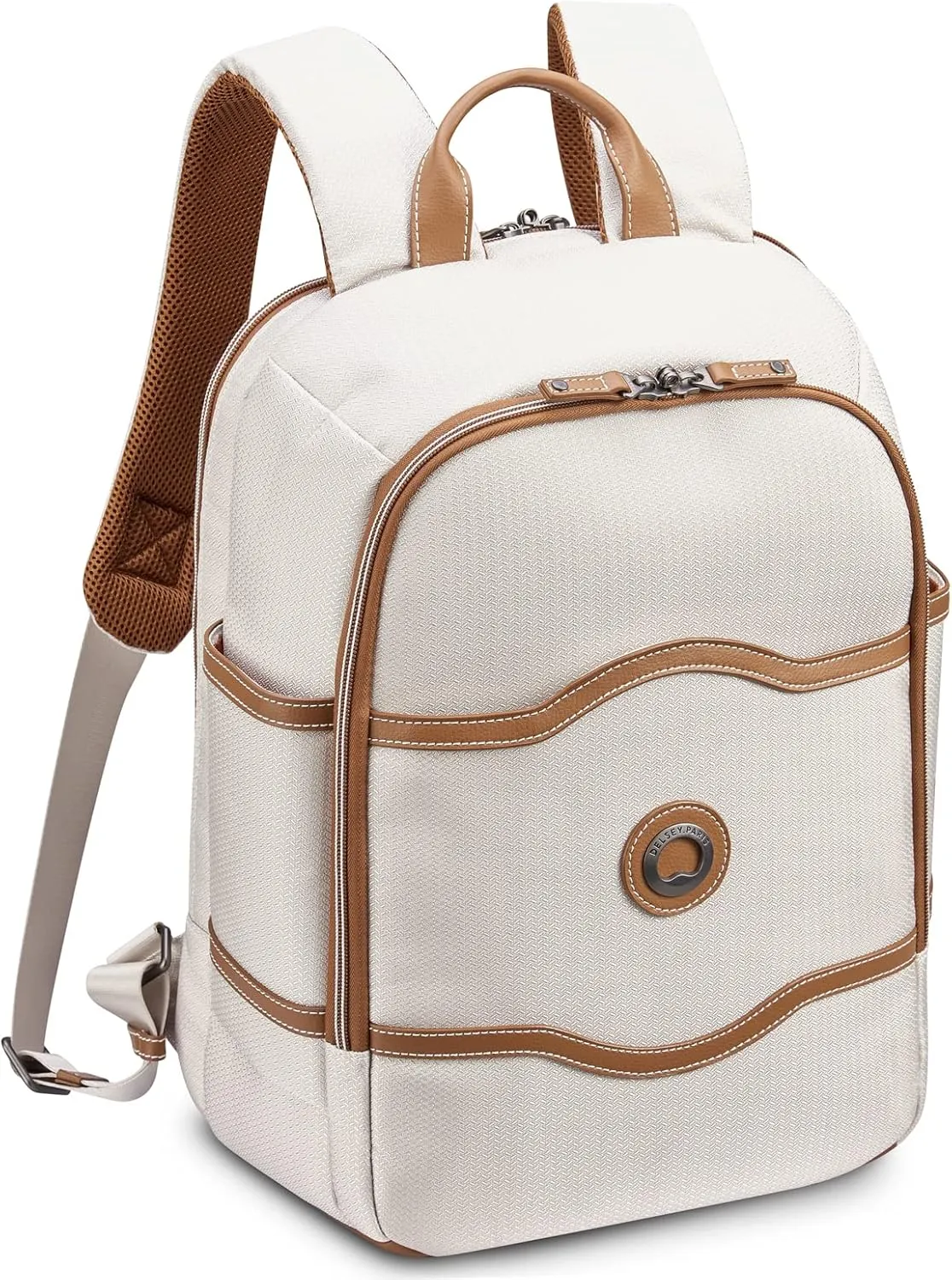 DELSEY PARIS Chatelet Air 2.0 Hardside Luggage with Spinner Wheels, Angora, 2 Piece Set, (20/Backpack)