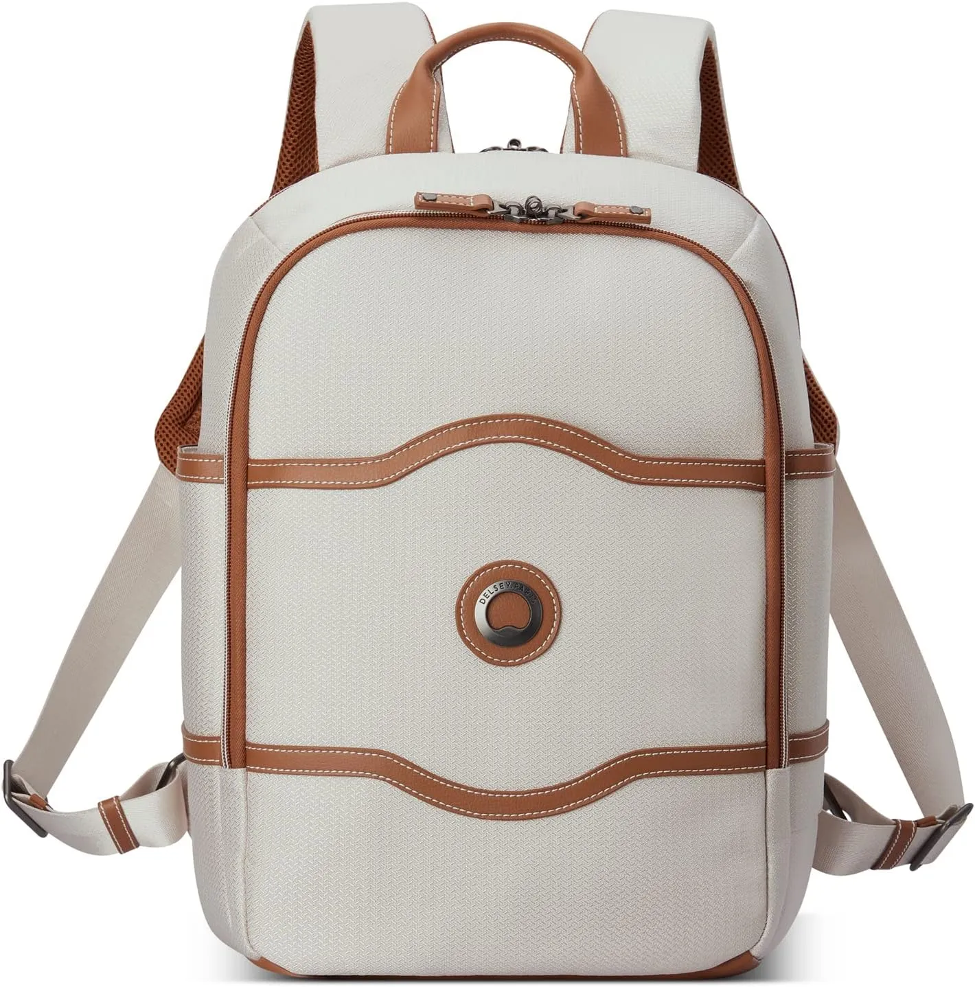 DELSEY PARIS Chatelet Air 2.0 Hardside Luggage with Spinner Wheels, Angora, 2 Piece Set, (20/Backpack)